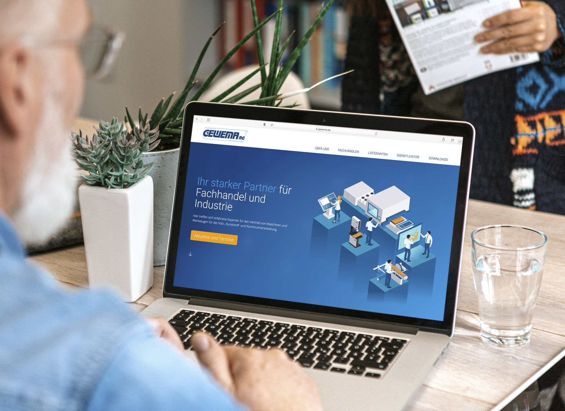 Sabath Media Werbeagentur - Gewema AG – Website - Referenzbild 1